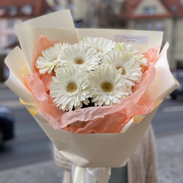 Słoneczny bukiet gerber