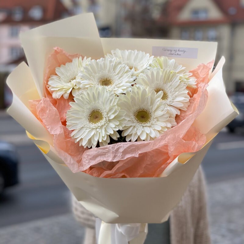 Słoneczny bukiet gerber