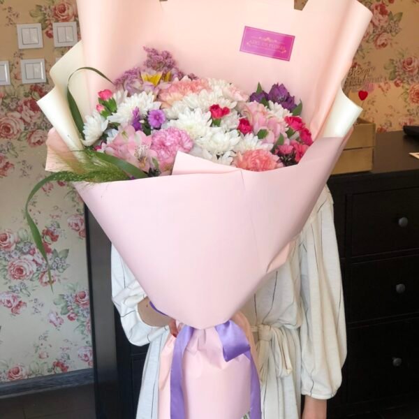 Bukiet z mieszanych kwiatów