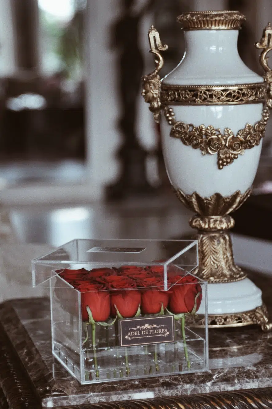 Box plexi z czerwonymi różami - obrazek 3