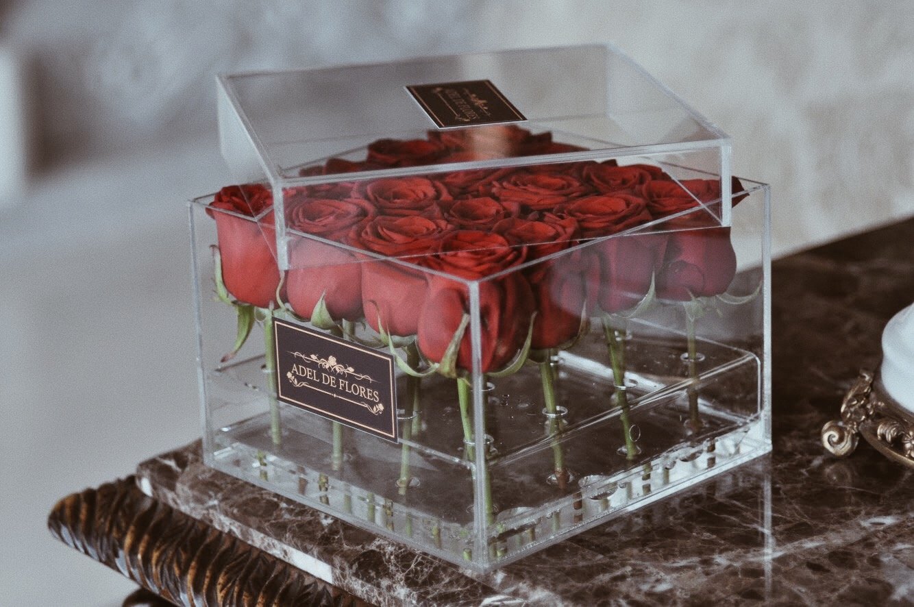 Box plexi z czerwonymi różami - obrazek 2
