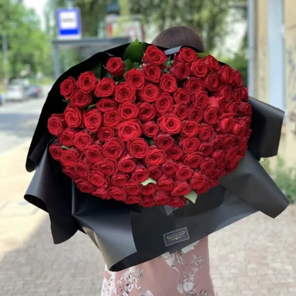 Bukiet czerwonych róż Adel del Flores