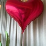60 cm heart-shaped balloon